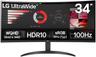 LG 34WR50QK-B Curved UltraWide QHD Monitor 34"