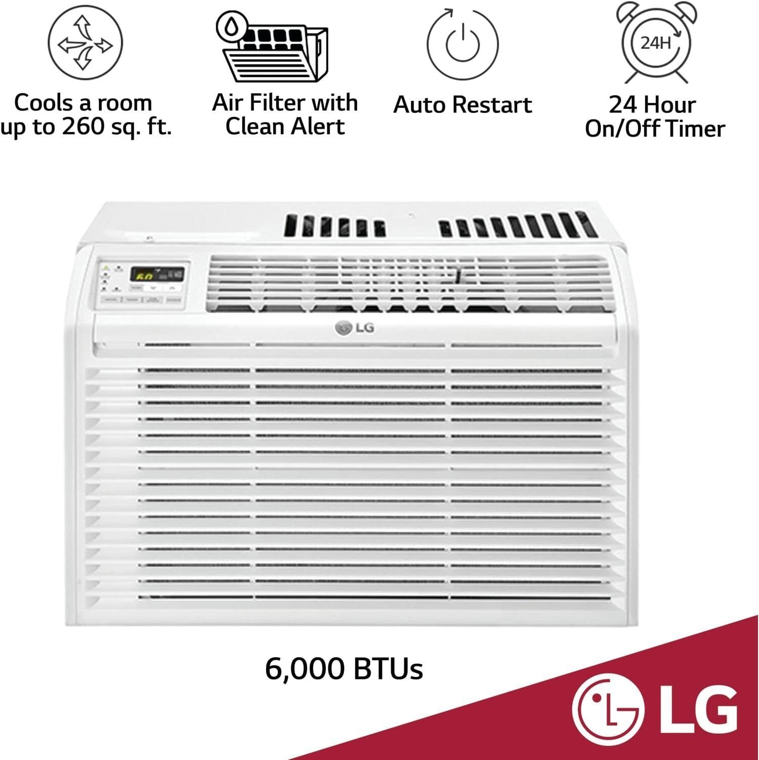 LG LW6017R 6000 BTU Window Air Conditioner