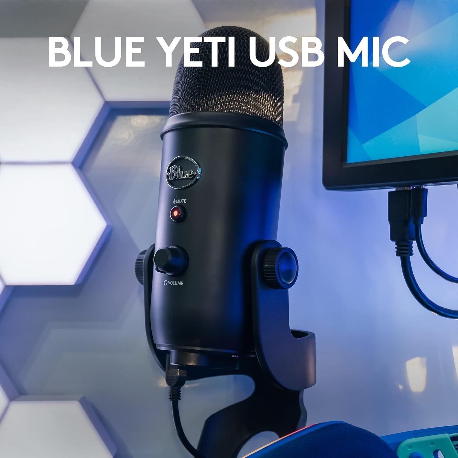 Logitech for Creators Blue Yeti Game Streaming Kit