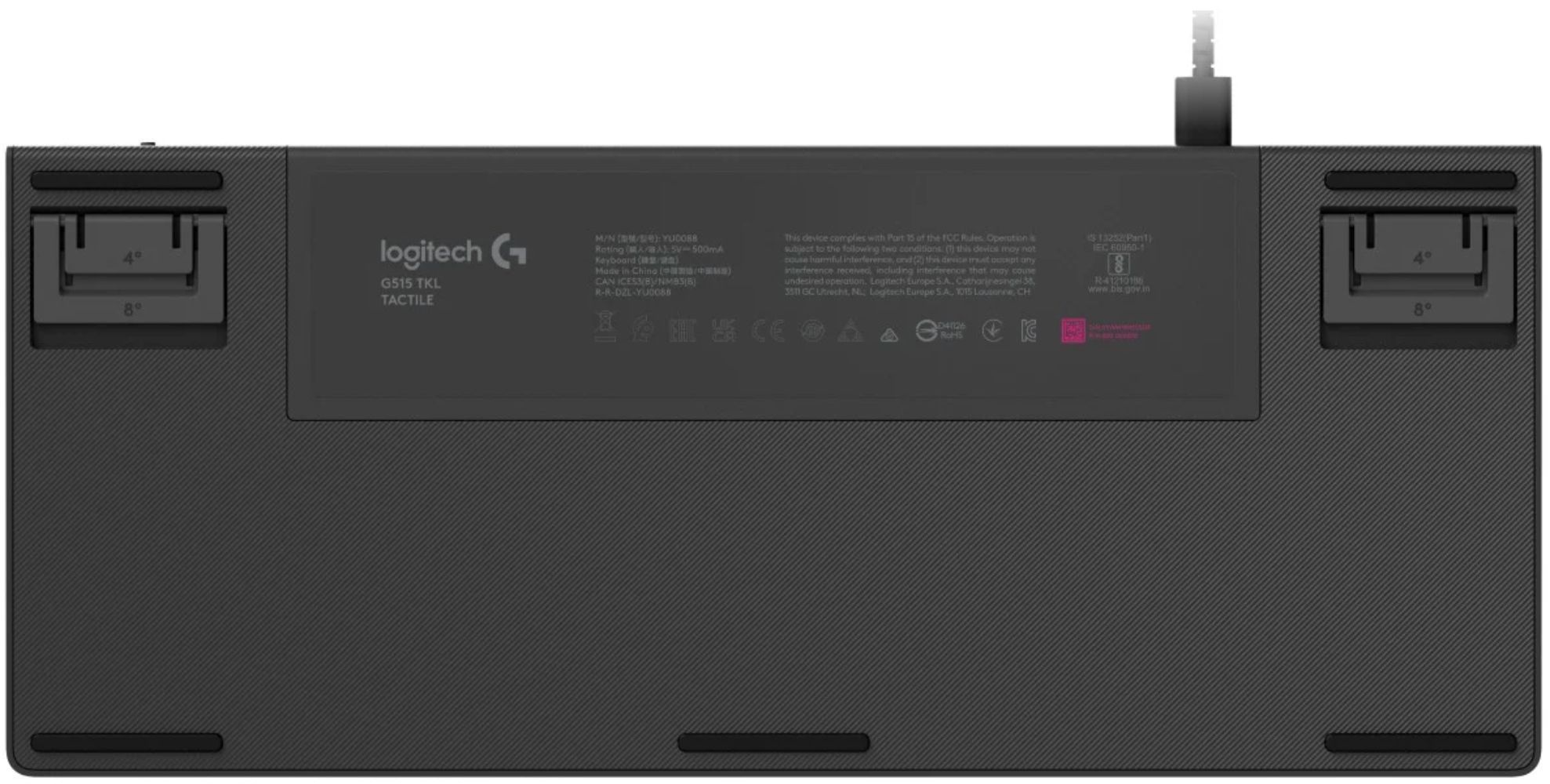 Logitech G515 TKL Wired Low Profile Gaming Keyboard