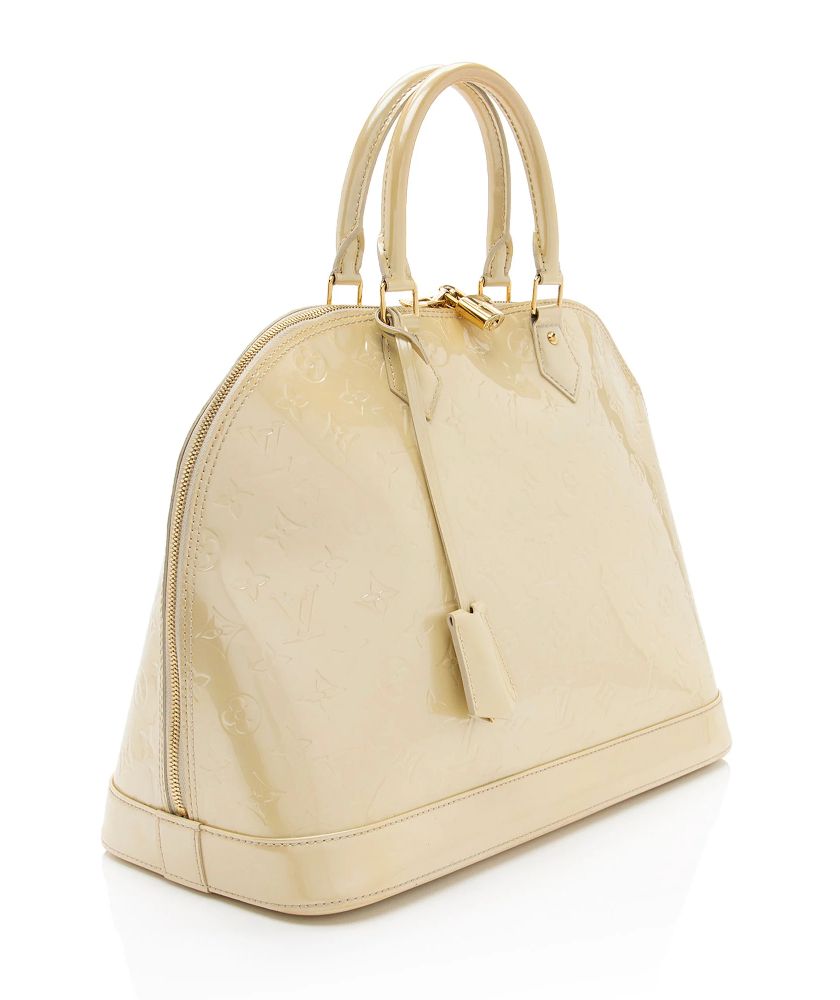 Louis Vuitton Monogram Vernis Alma GM Satchel