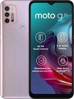 Motorola Moto G30 - 128GB - 6GB RAM - 2 Physical SIM - Pastel Sky - Unlocked
