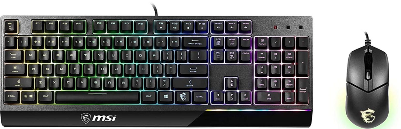 MSI Vigor GK30 Gaming Keyboard and Mouse Combo