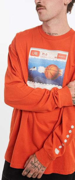 Nike Shox BB4 Basketball Long Sleeve Tee L