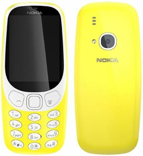 Nokia 3310 3G - 64MB - 2 Physical SIM - Yellow - Unlocked
