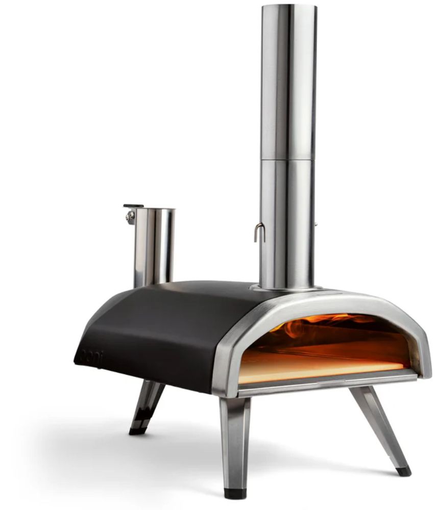 Ooni Fyra 12" Wood Pellet Outdoor Pizza Oven - Black/Silver