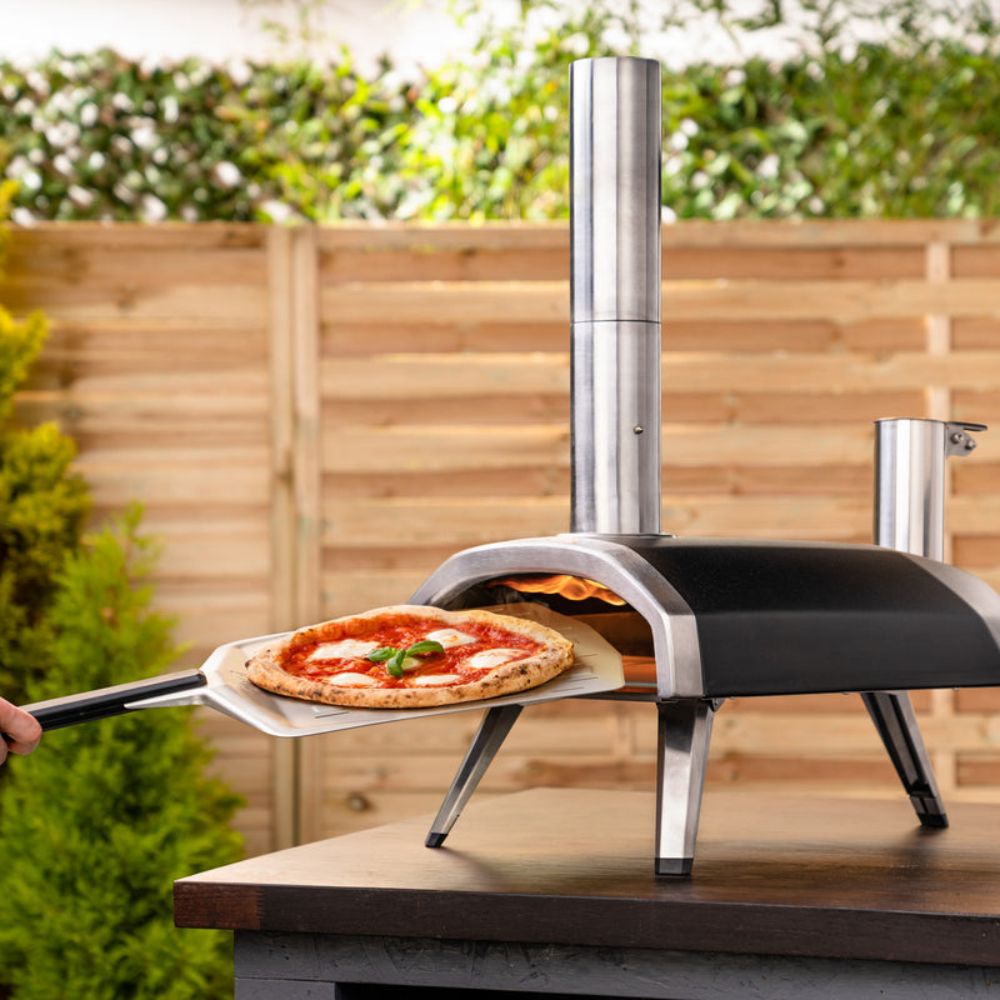 Ooni Fyra 12" Wood Pellet Outdoor Pizza Oven - Black/Silver