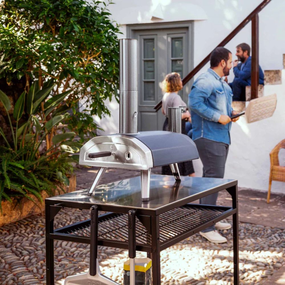 Ooni Fyra 12" Wood Pellet Outdoor Pizza Oven - Black/Silver