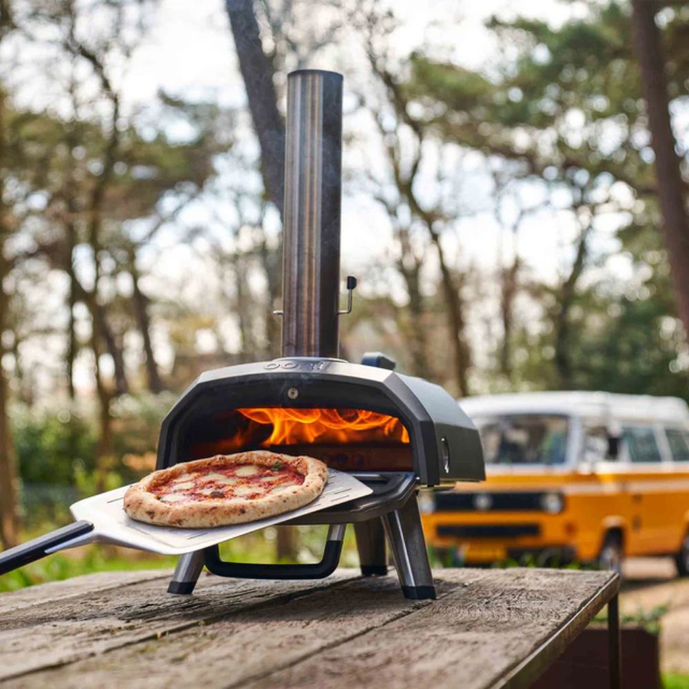 Ooni Karu 2 (12G) 12" Multi-Fuel Outdoor Pizza Oven - Black/Silver