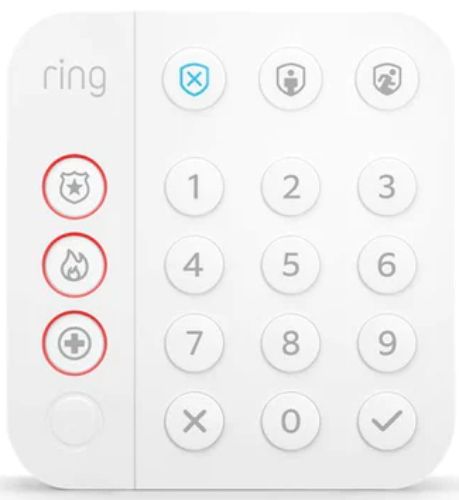 Ring Alarm Keypad w/Adapter (2nd Gen)