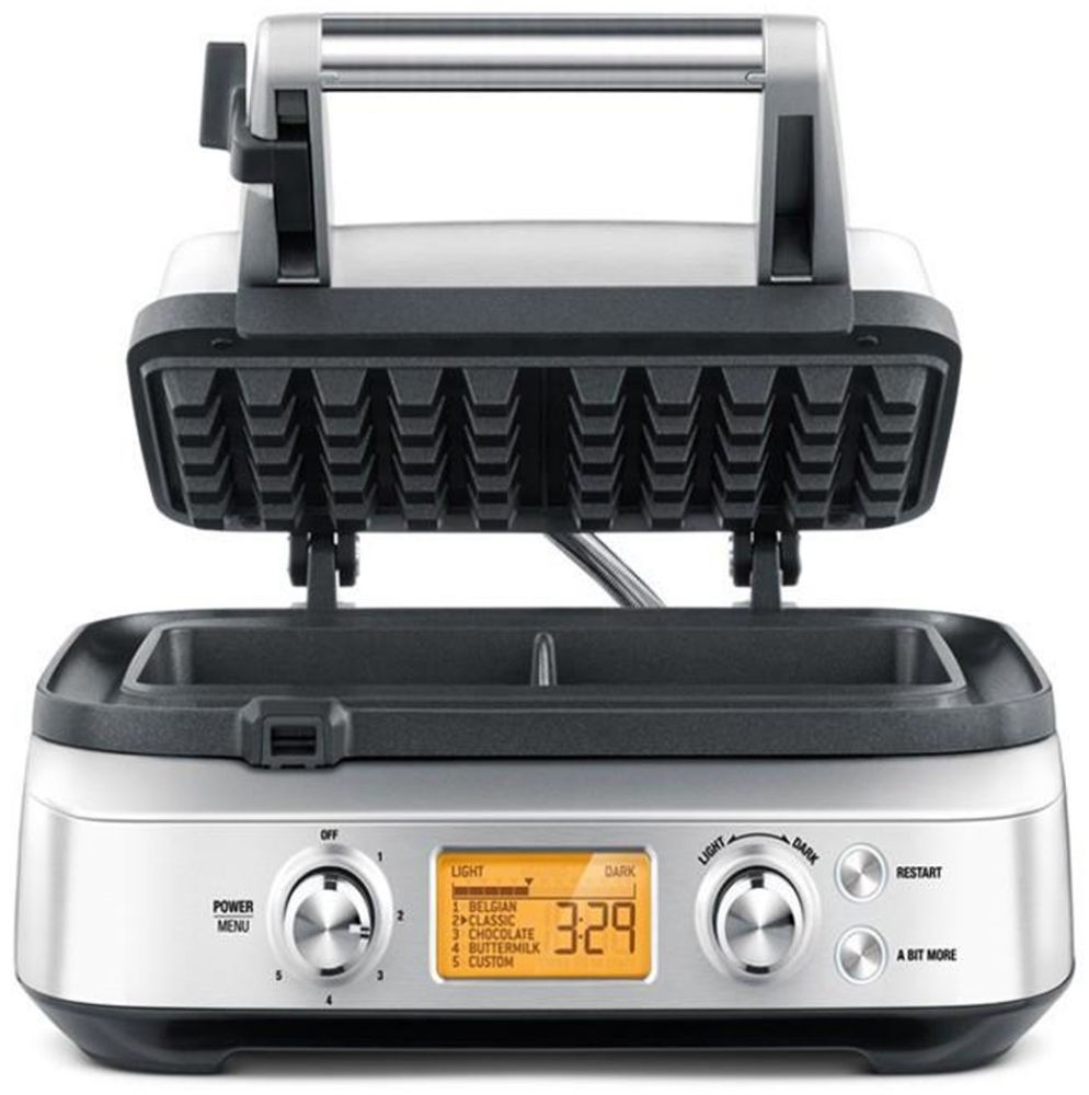 Sage BWM620 the Smart Waffle Pro Waffle Maker - Excellent - Brushed Stainless Steel