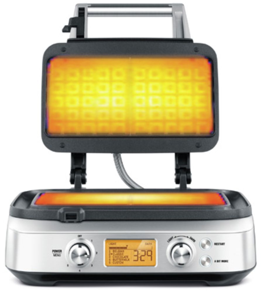 Sage BWM620 the Smart Waffle Pro Waffle Maker - Excellent - Brushed Stainless Steel