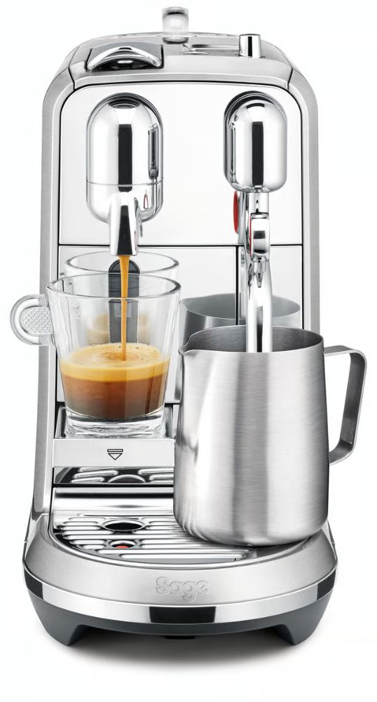 Sage NE800 Creatista Plus Nespresso Machine - Brushed Stainless Steel