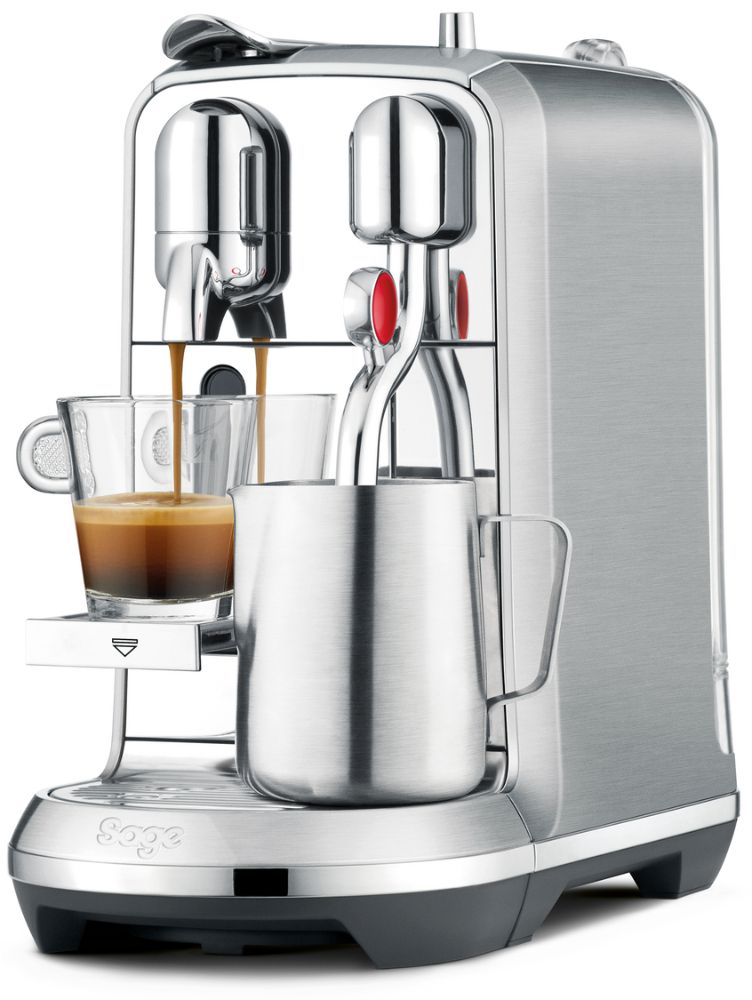 Sage NE800 Creatista Plus Nespresso Machine - Brushed Stainless Steel