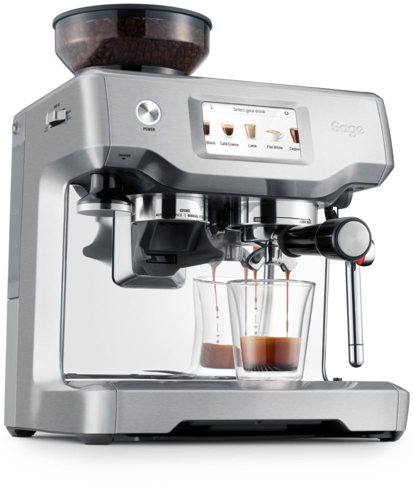 Sage SES880 the Barista Touch Espresso Machine - Black Truffle
