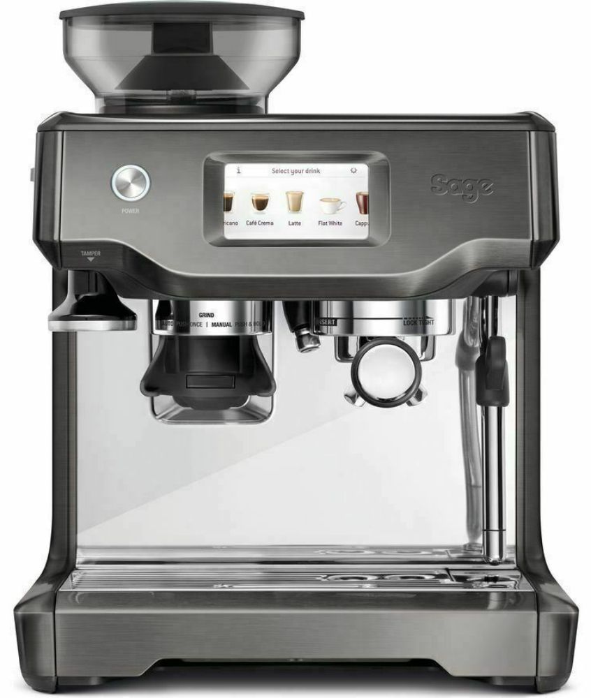 Sage SES880 the Barista Touch Espresso Machine - Black Stainless Steel