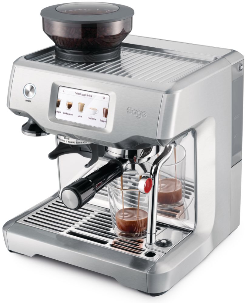 Sage SES880 the Barista Touch Espresso Machine - Brushed Stainless Steel