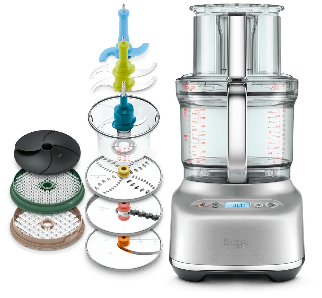 Sage SFP838 the Paradice 16 Food Processor - Brush Stainless Steel