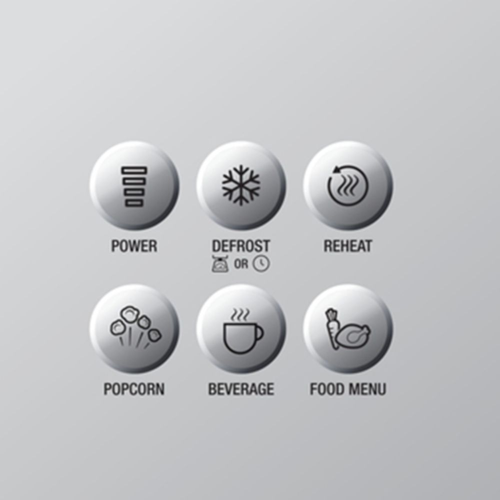 Sage SMO650 the Compact Wave Soft Close Microwave - Silver