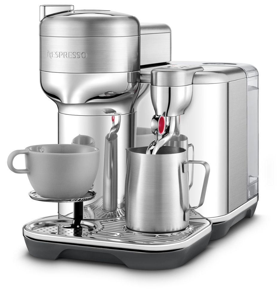 Sage SVE850 the Vertuo Creatista Nespresso Machine - Black Stainless Steel