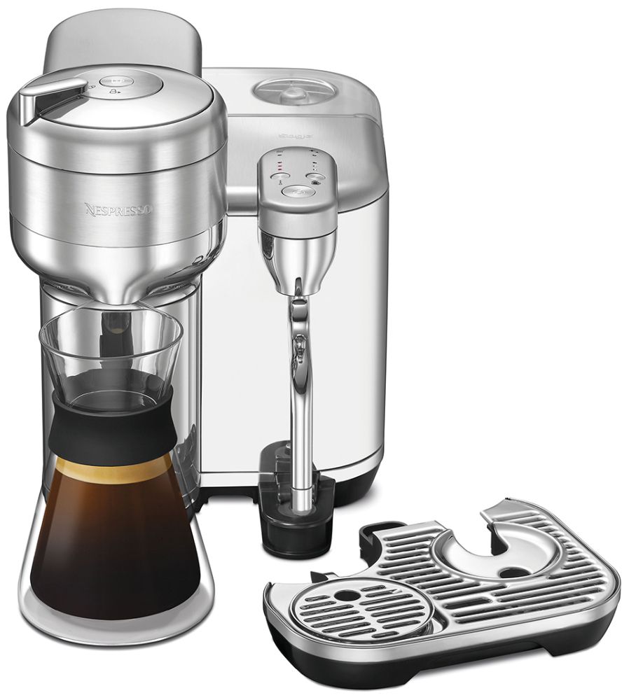 Sage SVE850 the Vertuo Creatista Nespresso Machine - Black Stainless Steel