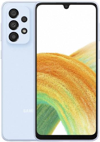Galaxy A33 (5G) - 128GB - 4GB RAM - 2 Physical SIM - Awesome Blue - Unlocked