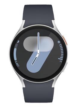 Galaxy Watch7 (Bluetooth) - 32GB - 44mm - Silver Aluminum Case with Black Silicone Sport Band