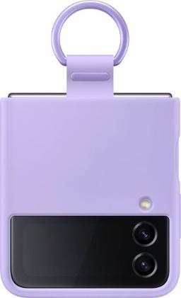 Samsung Silicone Phone Cover with Ring for Galaxy Z Flip4