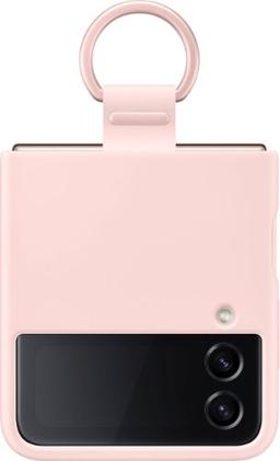 Samsung Silicone Phone Cover with Ring for Galaxy Z Flip4