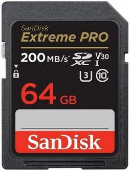 SanDisk Extreme PRO SDHC/SDXC UHS-I Memory Card (Up to 200MB/s)