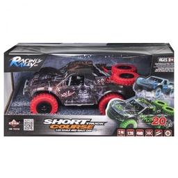 Short Course RC Truck Silver/Pink