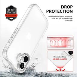 Tough On Clear Air Phone Case for iPhone 16 Plus