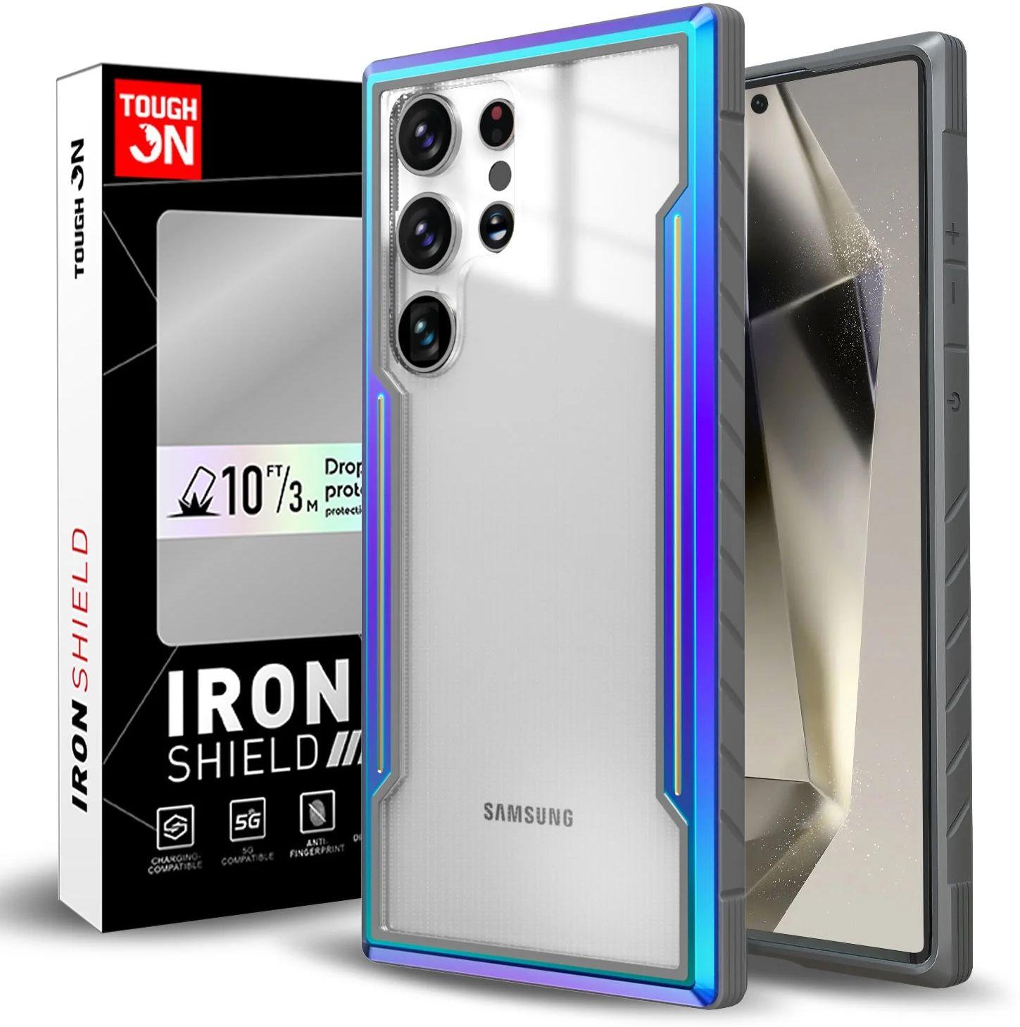 Tough On Phone Case Iron Shield for Galaxy S24 Ultra