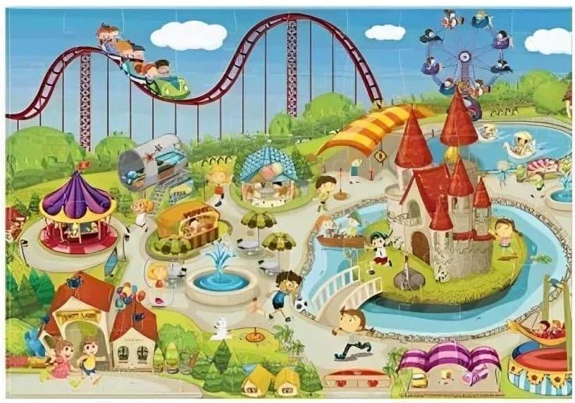 Tristar Large Puzzle - Amusement Park Theme (60pcs)