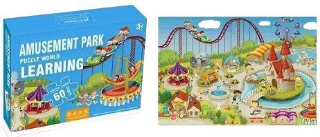 Refurbished Tristar Large Puzzle - Amusement Park Theme (60pcs) - Reebelo United Kingdom