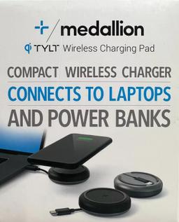 TYLT Medallion Portable Wireless Charging Pad
