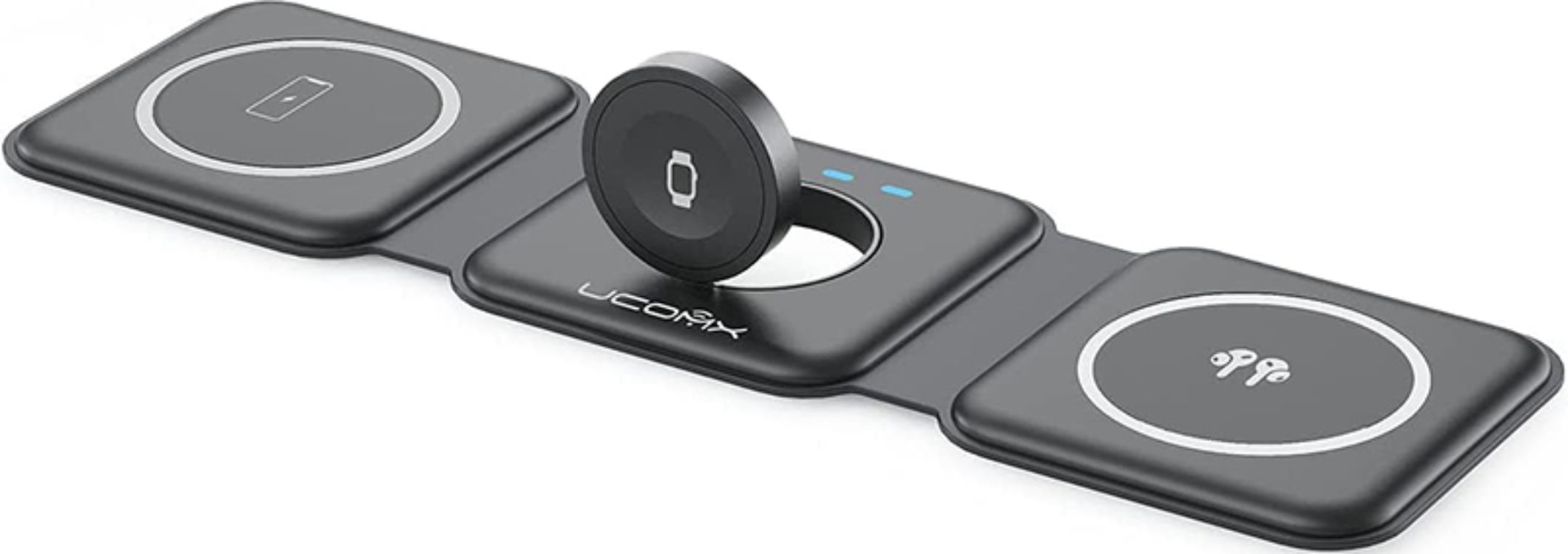 UCOMX Nano 3 in 1 Wireless Charger with Adapter