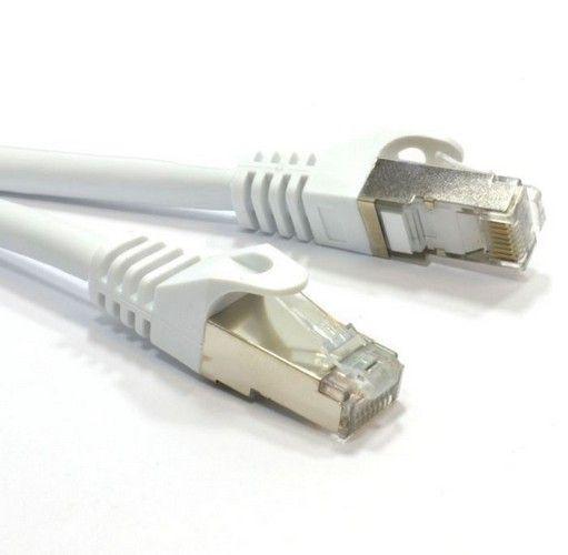 Refurbished Astrotek CAT6A Shielded Cable 5m Grey/White Color 10GbE RJ45 Ethernet Network LAN S/FTP LSZH Cord 26AWG PVC Jacket - Reebelo United Kingdom