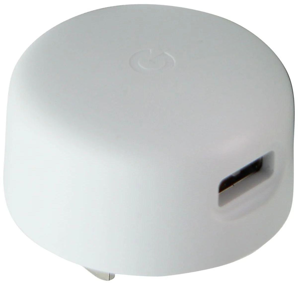 Refurbished Google (5V/1.5A) 7.5W Single USB Round Wall Adapter/Charger (G17BW) - Reebelo United Kingdom