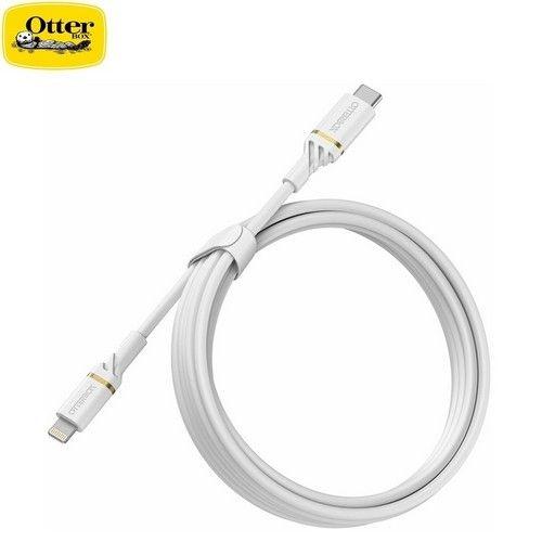 Refurbished OtterBox Lightning to USB-C Fast Charge Cable Cloud Dust White 2M 78-52646 - Reebelo United Kingdom