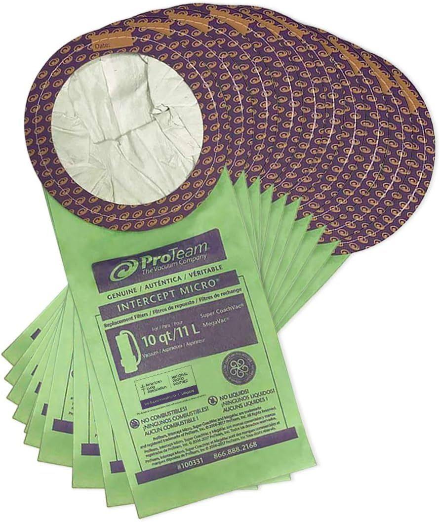 Refurbished ProTeam Pack of 10 Fits (Coachvac | Super Coachvac | Megavac) - Reebelo United Kingdom