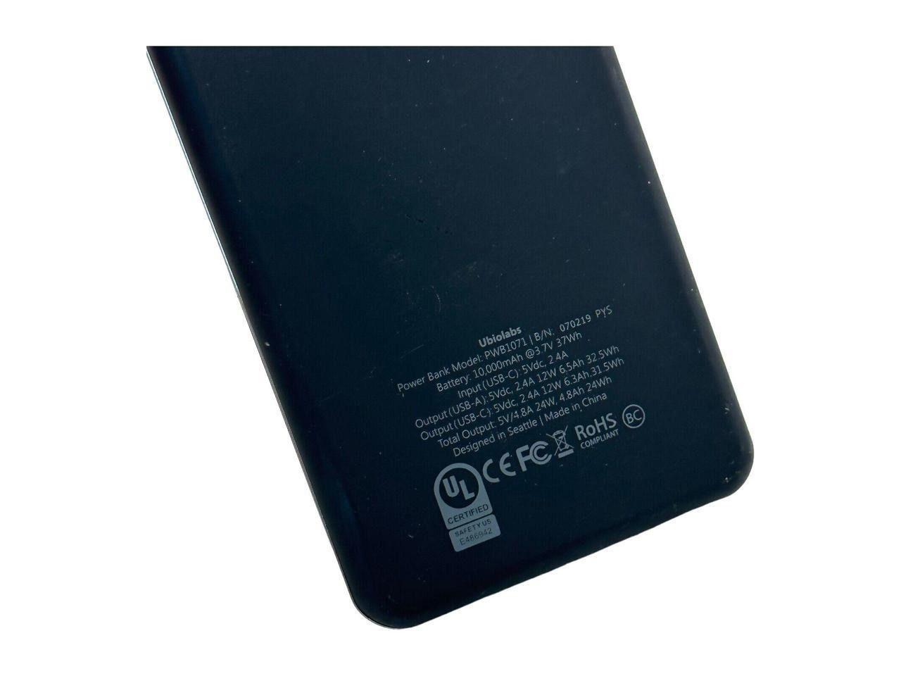 Refurbished Ubio Labs PWB1071 Universal 10000 mAh Slim Power Bank - Reebelo United Kingdom