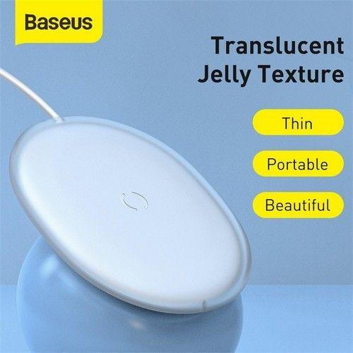 Refurbished Baseus Wireless Charger Jelly FAST Charger Pad 15W White For iPhone13 12 Samsung - Reebelo United Kingdom