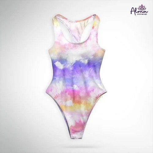 Refurbished Women's UPF 50+ Reversible TIE DYE ONE PIECE Bathing Suits One Piece Swimsuits made from recycled plastic bottles Variant Size Value S - Reebelo United Kingdom