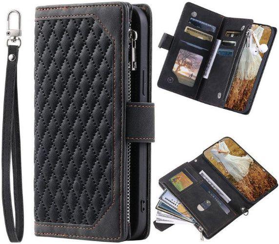 Refurbished Zipper Wallet Phone Case with Wrist Strap for Apple iPhone 13 mini - Reebelo United Kingdom