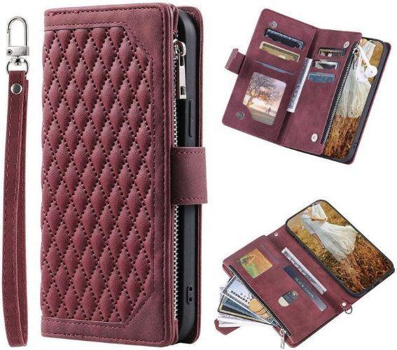 Refurbished Zipper Wallet Phone Case with Wrist Strap for Apple iPhone 13 mini - Reebelo United Kingdom